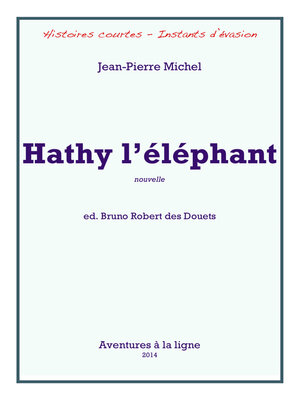 cover image of Hathy l'éléphant